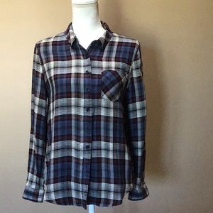 Pink Rose Sz. L Plaid Shirt